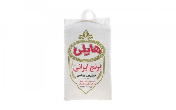 برنج ایرانی ندا هایلی مقدار 10 کیلوگرم